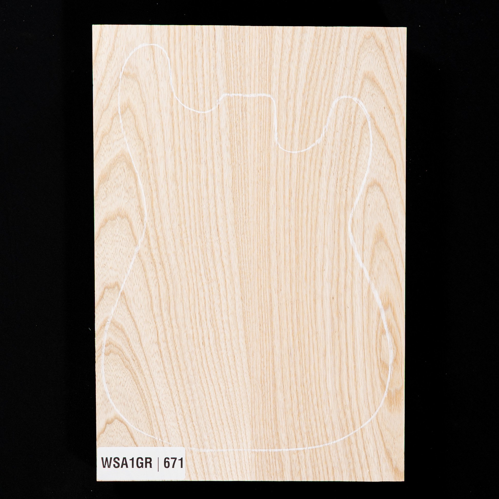 Couverture du corps du Swamp Ash, 2 pièces (8,8 lb) - 671