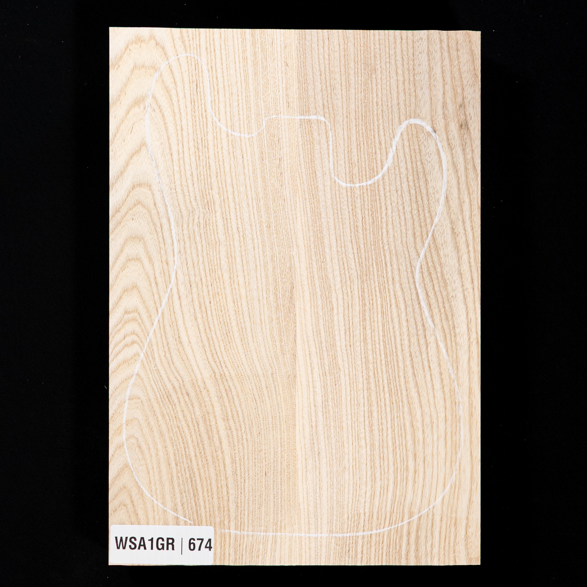 Couverture du corps du Swamp Ash, 2 pièces (8,7 lb) - 674