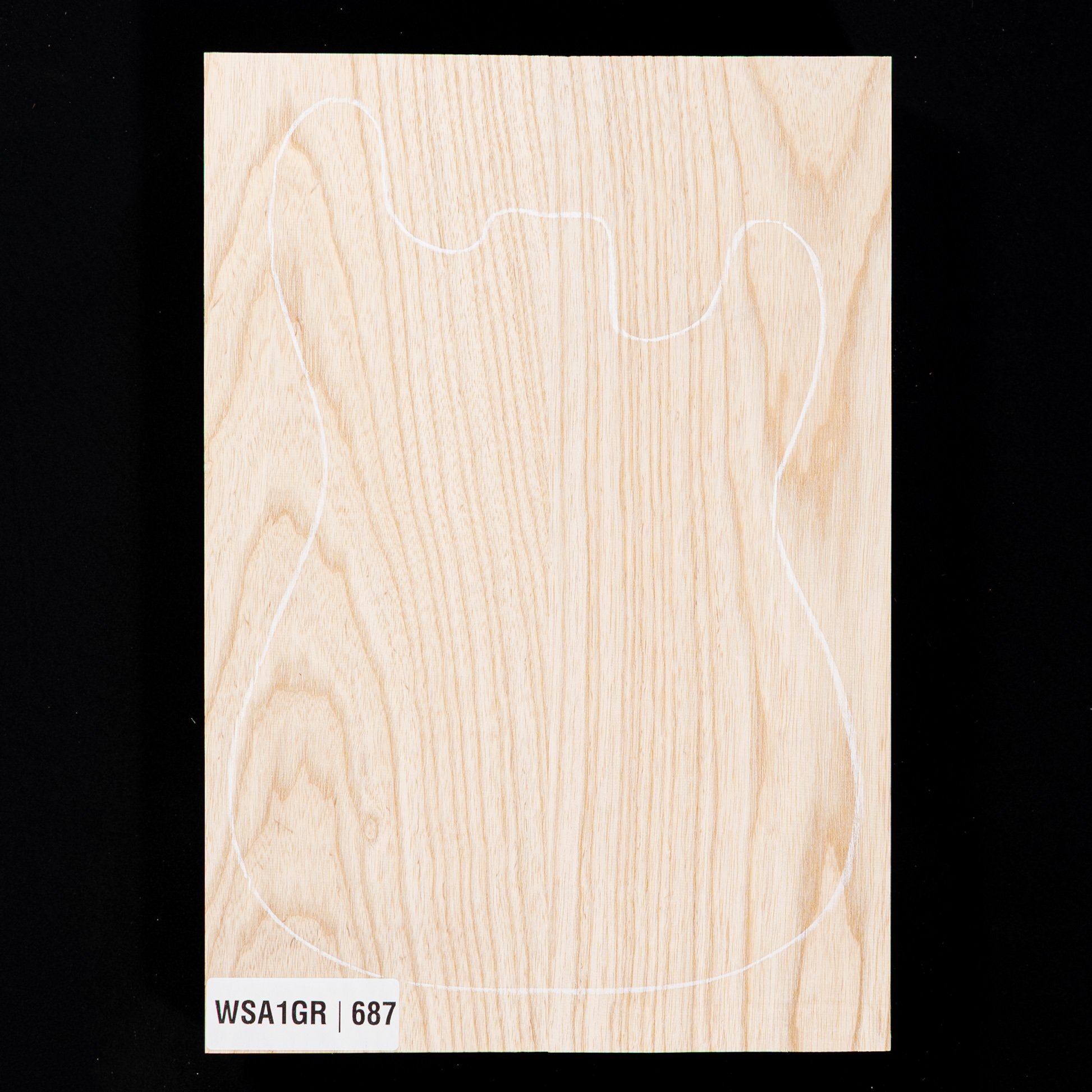 Couverture du corps du Swamp Ash, 2 pièces (9 lb) - 687