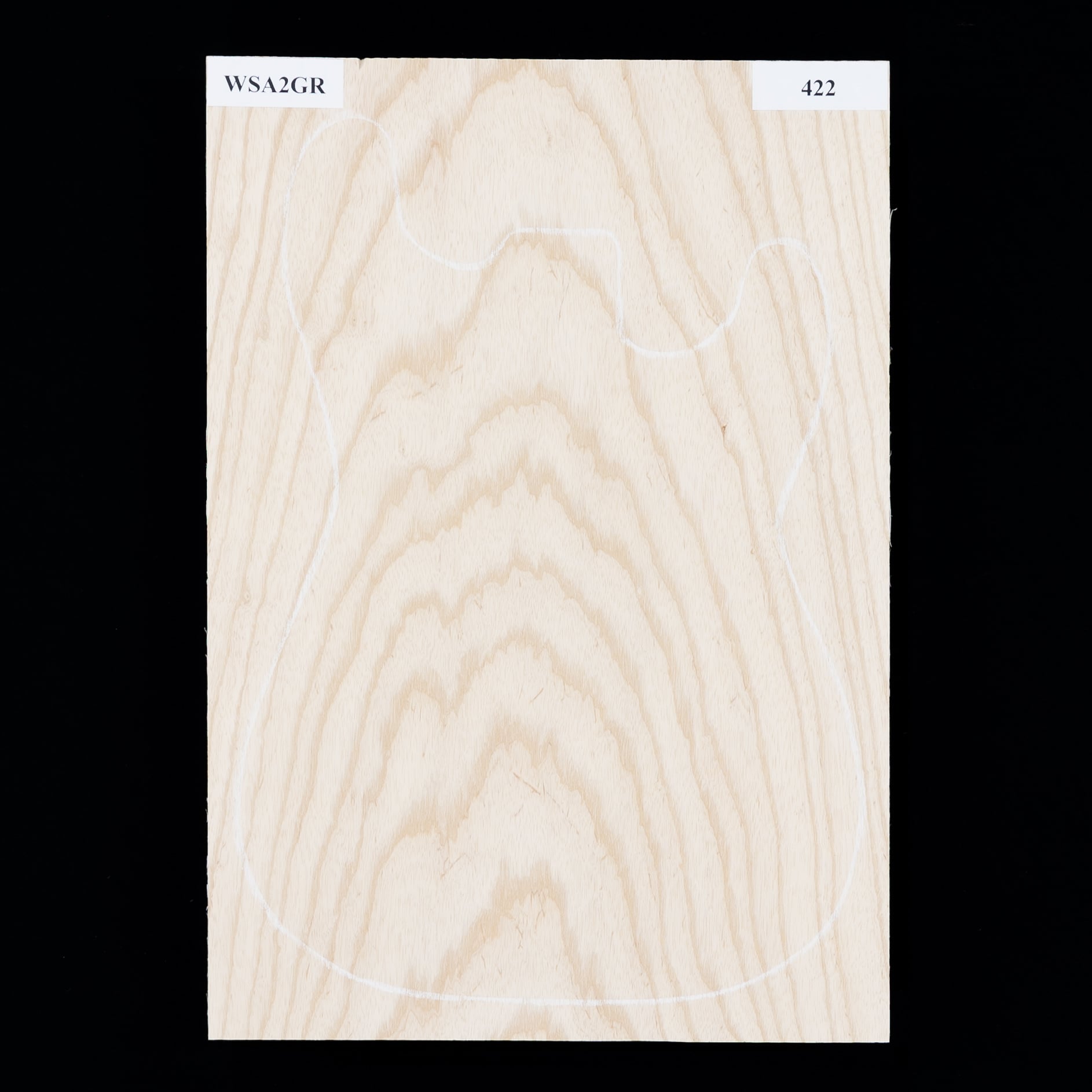 Corps de Swamp Ash vierge, 1-Piece (7,4 lb) - 422 Corps de Swamp Ash vierge, 1-Piece (7,4 lb) - 422