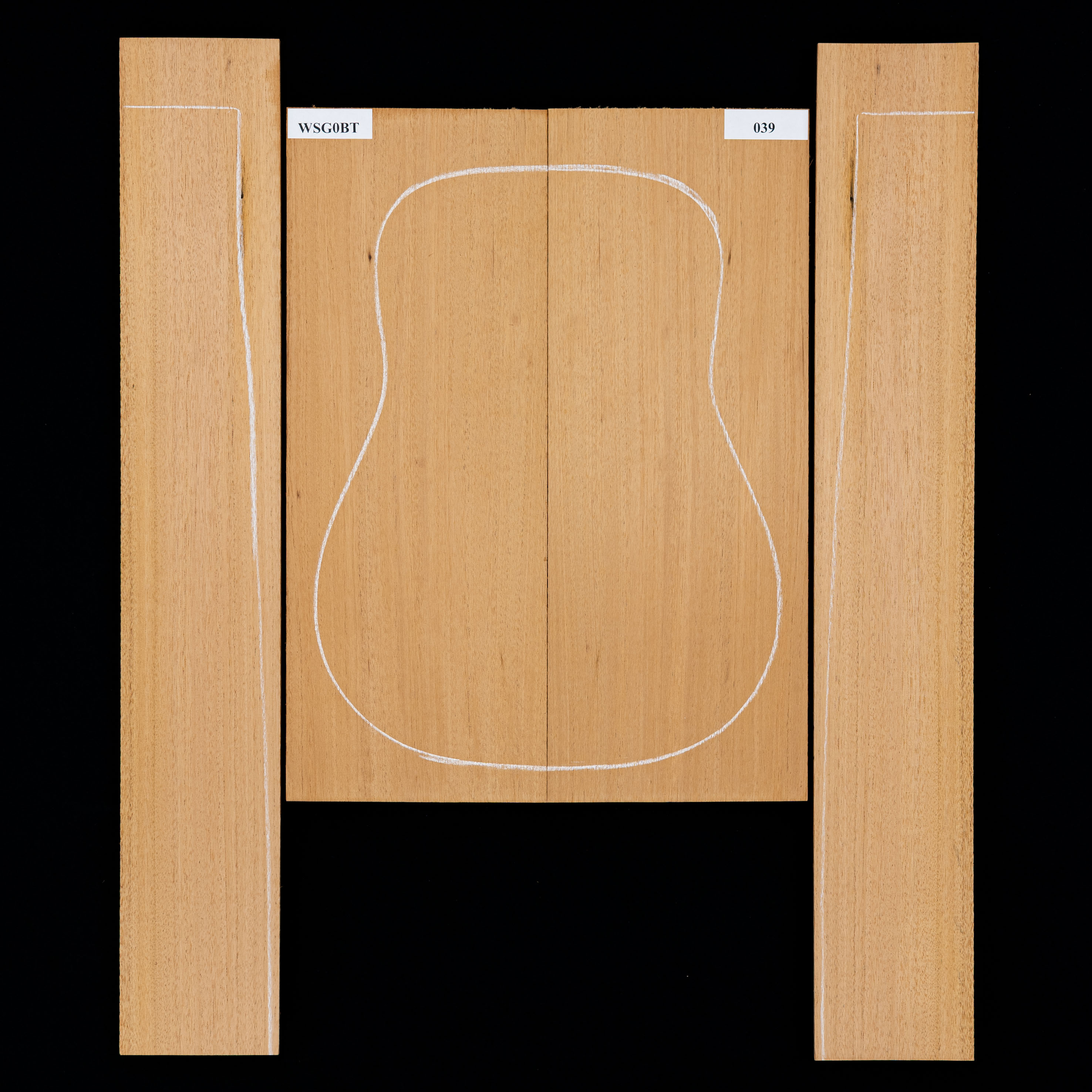 Honduran Acajou Dos + Côté - 039 Honduran Acajou Dos + Côté - 039