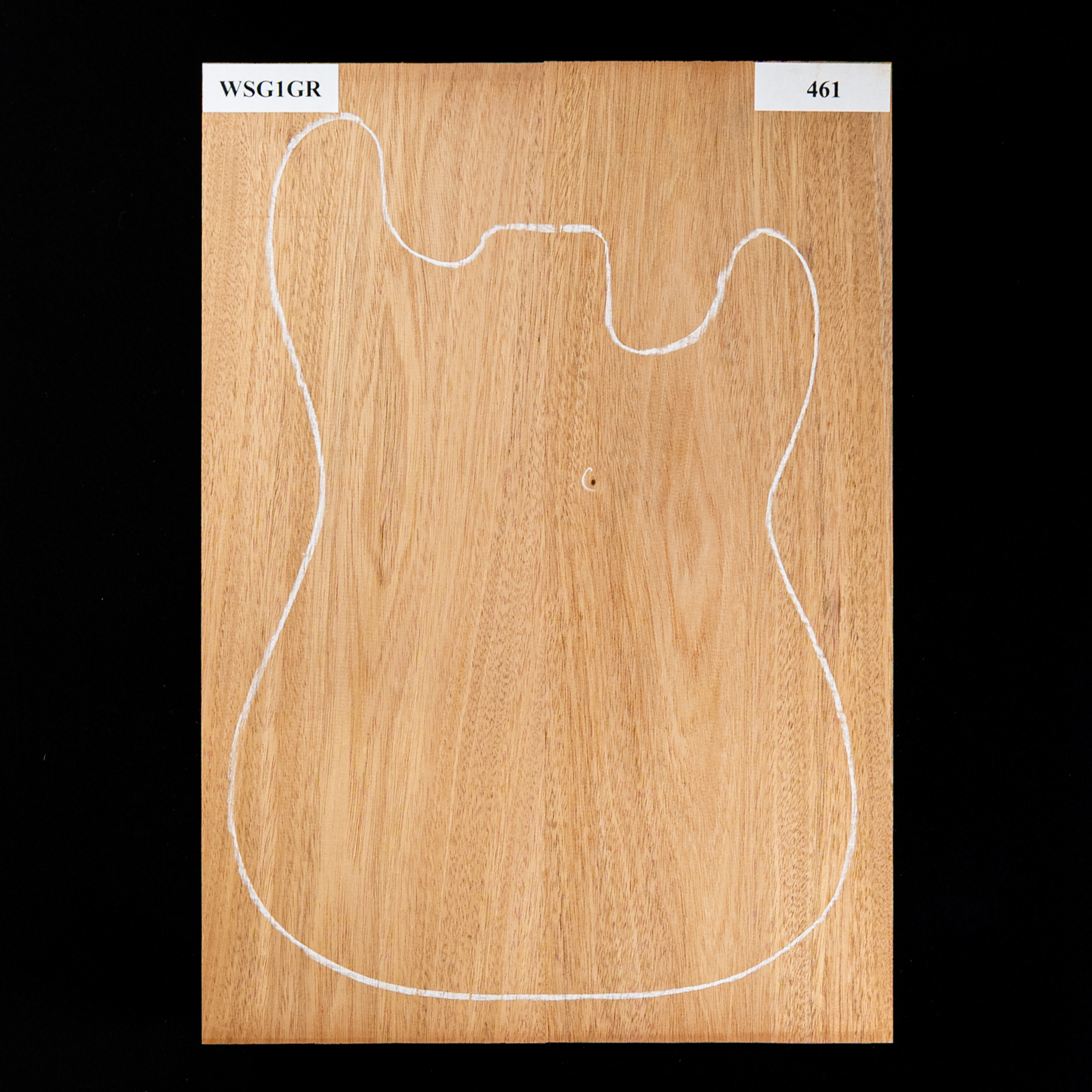 Plaque de corps en acajou du Honduras, 2 pièces (10,1 livres) - 461 Plaque de corps en acajou du Honduras, 2 pièces (10,1 livres) - 461