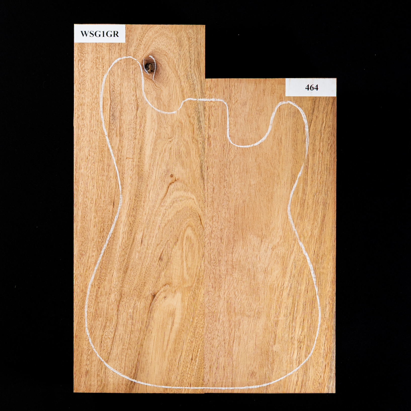 Plaque de corps en acajou du Honduras, 2 pièces (9,5 livres) - 464 Plaque de corps en acajou du Honduras, 2 pièces (9,5 livres) - 464