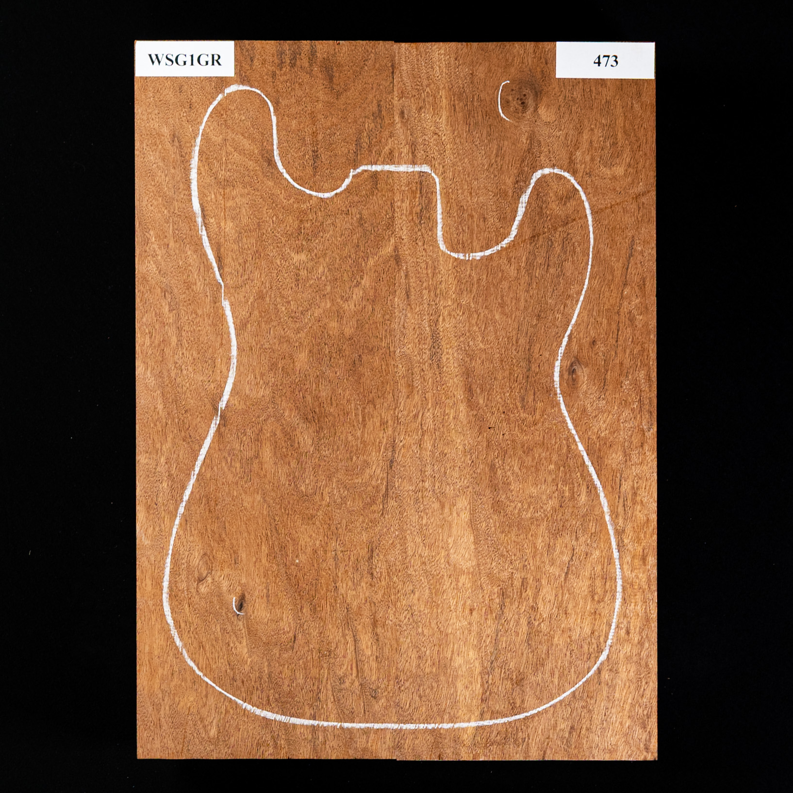 Plaque de corps en acajou du Honduras, 2 pièces (12,2 livres) - 473 Plaque de corps en acajou du Honduras, 2 pièces (12,2 livres) - 473