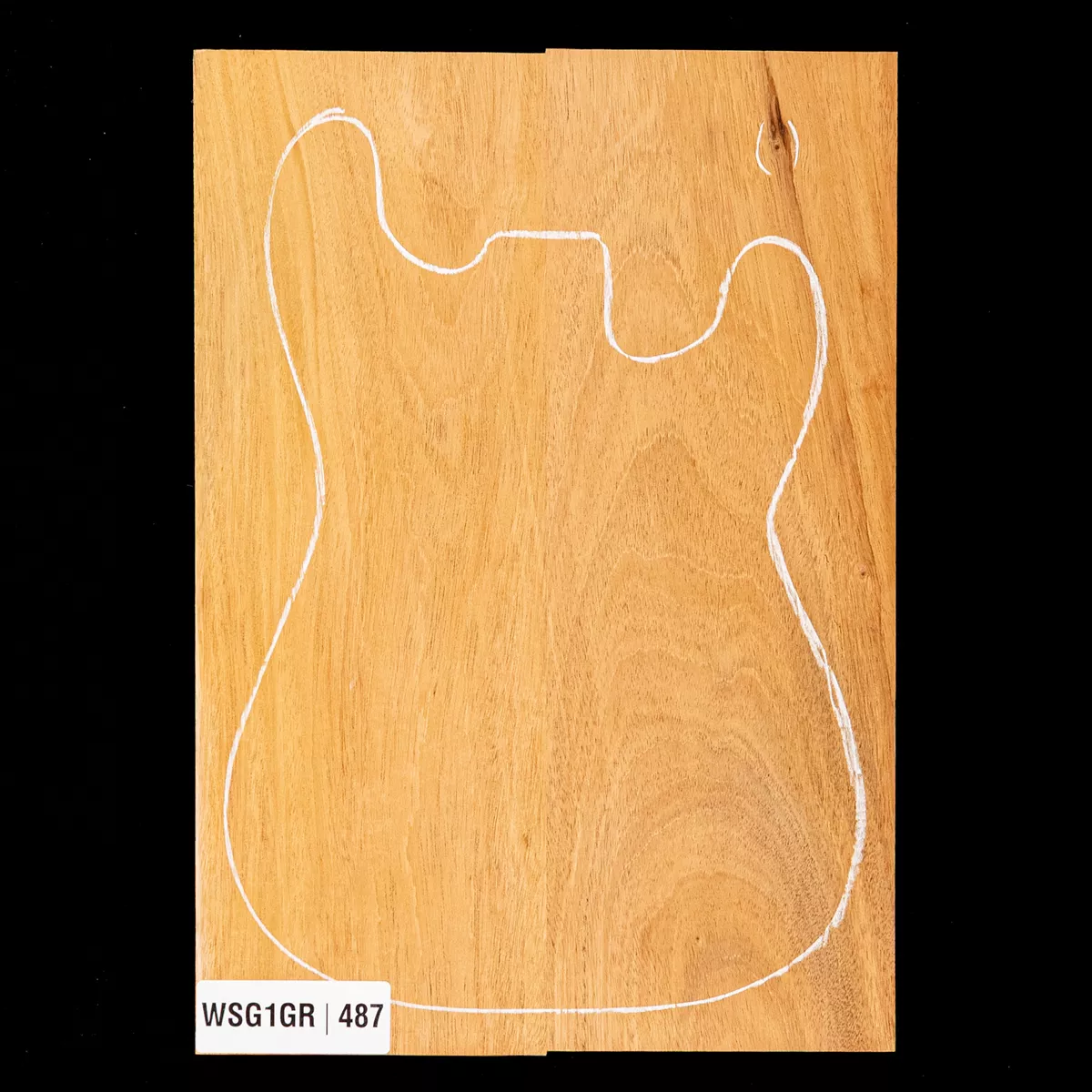 Plaque de corps en acajou du Honduras, 2 pièces (10,4 livres) - 4,7 Plaque de corps en acajou du Honduras, 2 pièces (10,4 livres) - 4,7