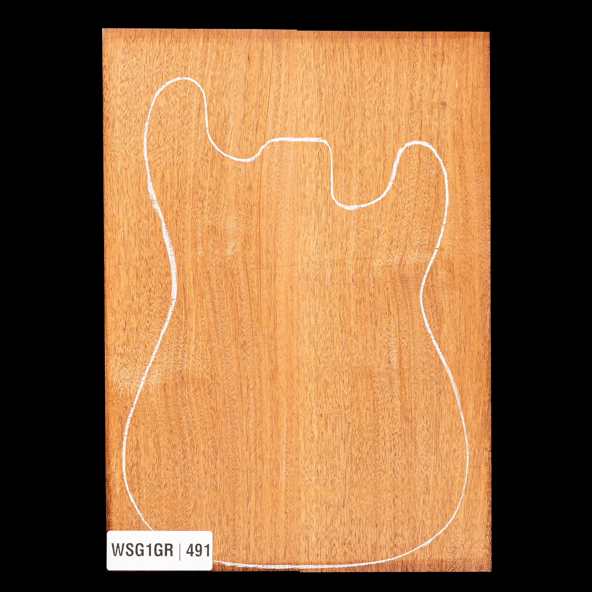 Plaque de corps en acajou du Honduras, 2 pièces (11,8 livres) - 491 Plaque de corps en acajou du Honduras, 2 pièces (11,8 livres) - 491