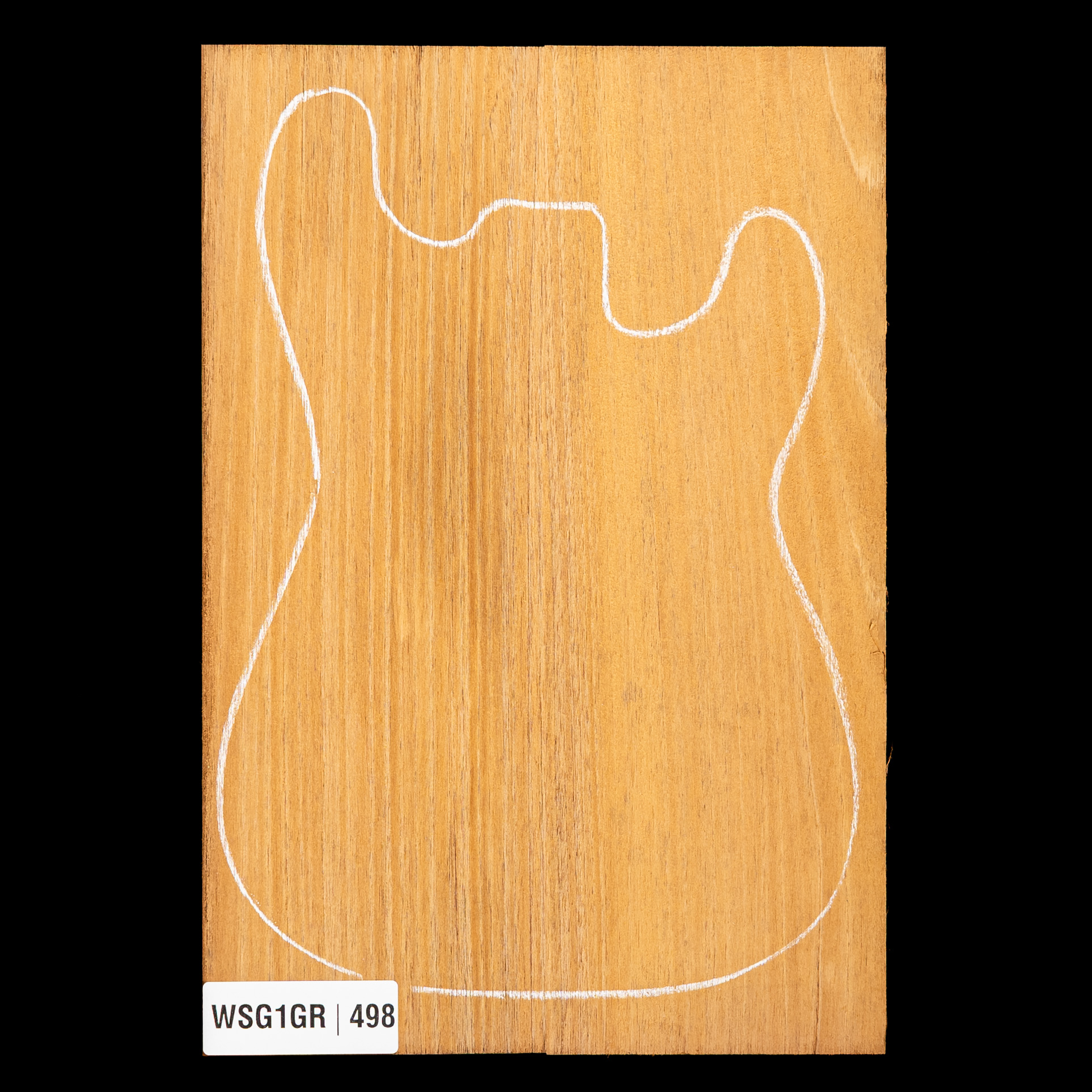 Honduran Mahogany Body Blank, 2-Piece (9.8 lb) - 498