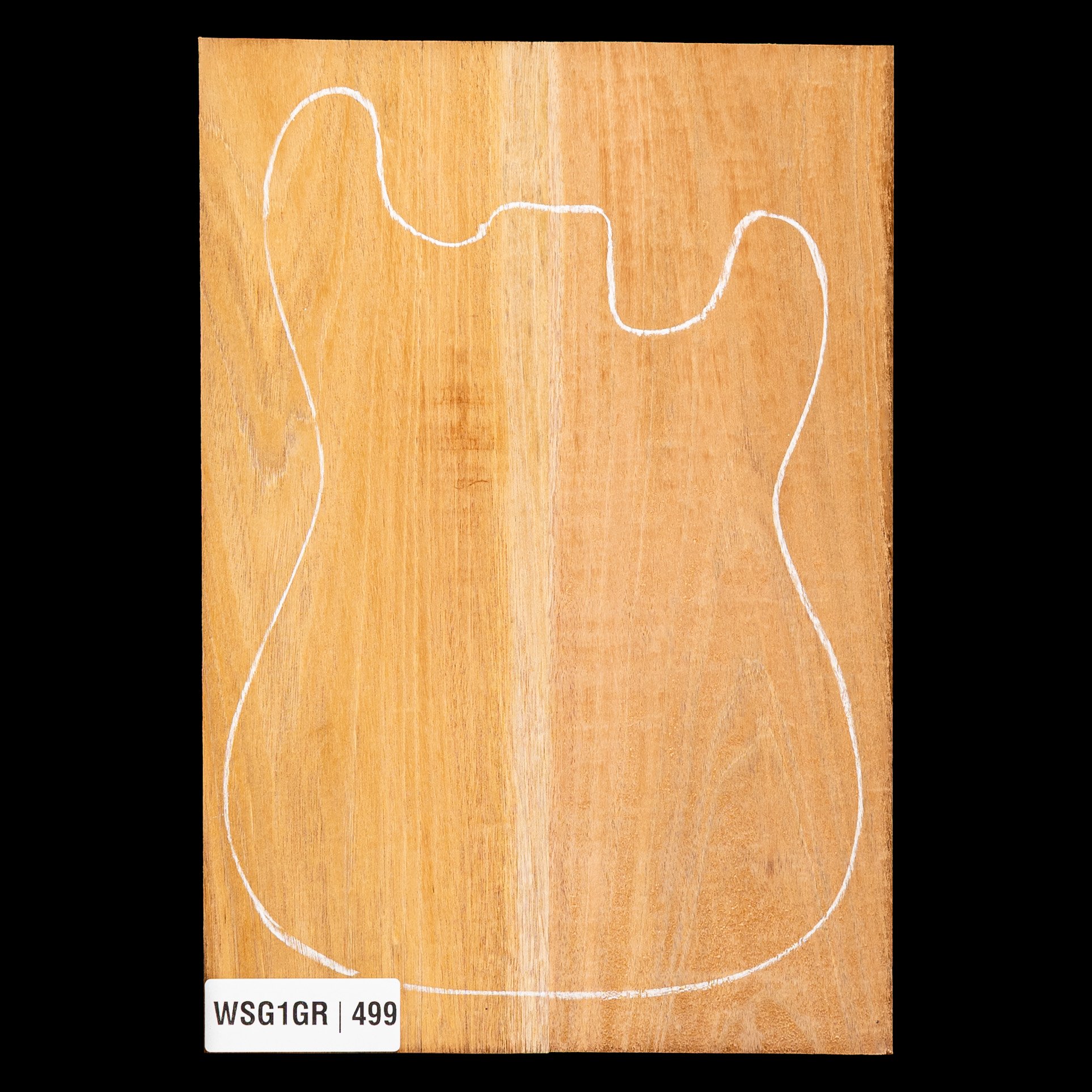 Plaque de corps en acajou du Honduras, 2 pièces (9,9 livres) - 499 Plaque de corps en acajou du Honduras, 2 pièces (9,9 livres) - 499