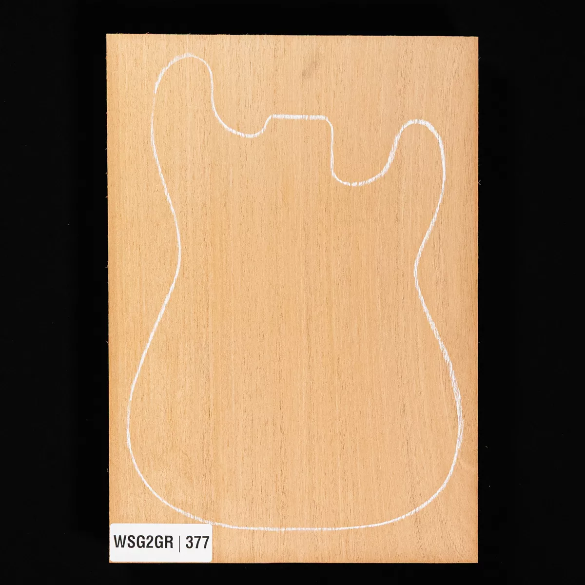 Plaque de corps en acajou du Honduras, 1 pièce (11 livres) - 377 Plaque de corps en acajou du Honduras, 1 pièce (11 livres) - 377