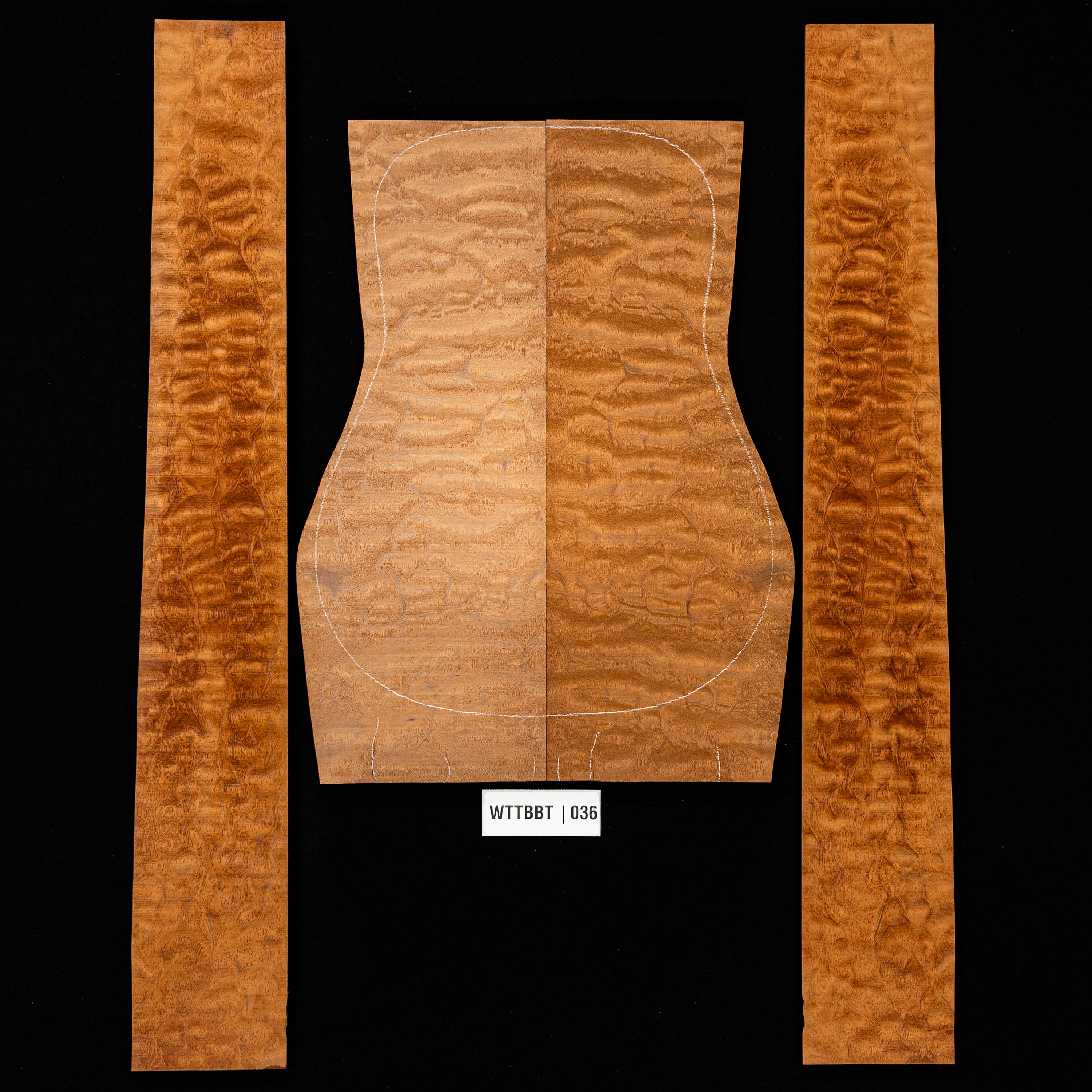 Acajou d’Amérique Quilted The Tree, qualité Exposition - 036