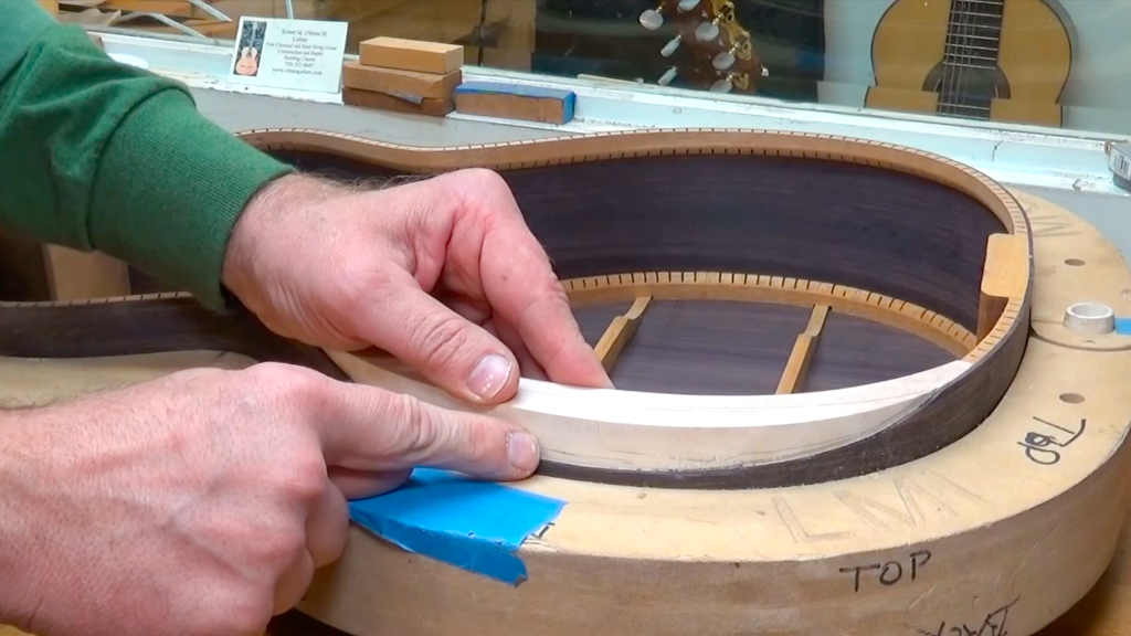 Taille du bloc biseauté des bras - Sac à courrier Luthier Tips du Jour