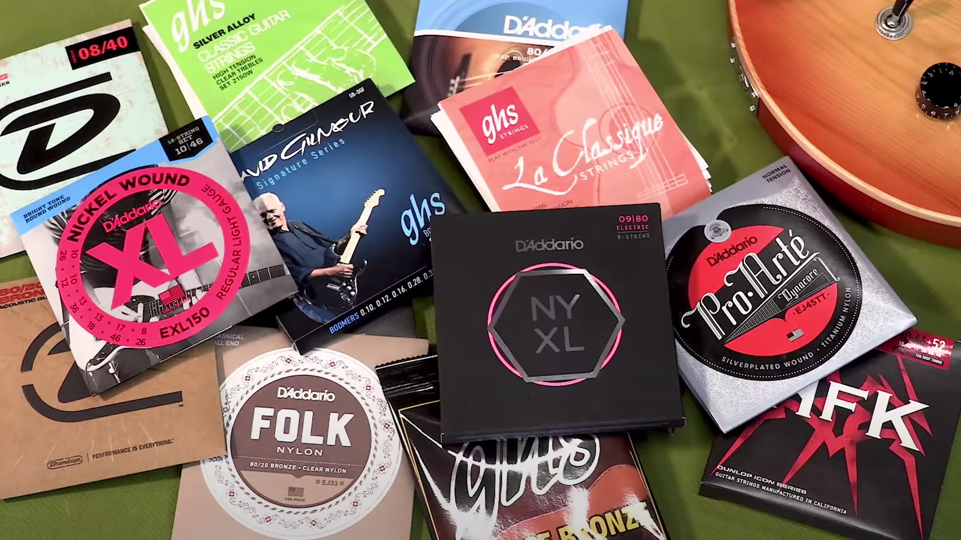 Guide des cordes de guitare