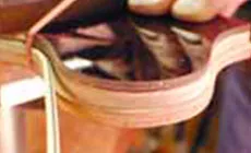 Chauffage de la binding avec un pistolet thermique