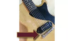 Photo : emplacement des dommages