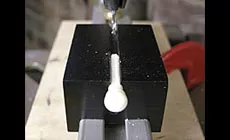 Photo : emplacement de broche de pont