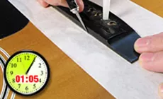 a fixé le pont avec des pins de positionnement acoustiques ( 5min suivant)