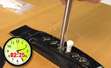 alésé les trous ( 15min suivants)