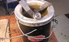 Heating the cauls