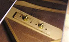 Boulons de pont à l’intérieur de la vue