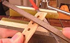 Mise en forme du plateau en érable