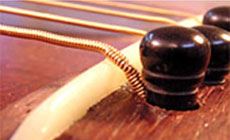 String winding on saddle