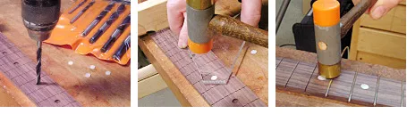 Photo : incrustation, frettes