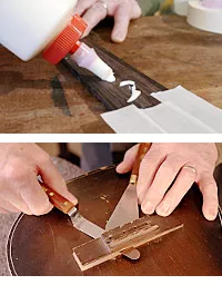 Photo : colle, retrait du pont