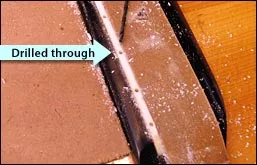 Retrait de la selle - Selle percée à travers