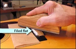 Dépôt de la sillet à plat