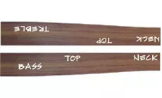 Marquer les côtés non pliés