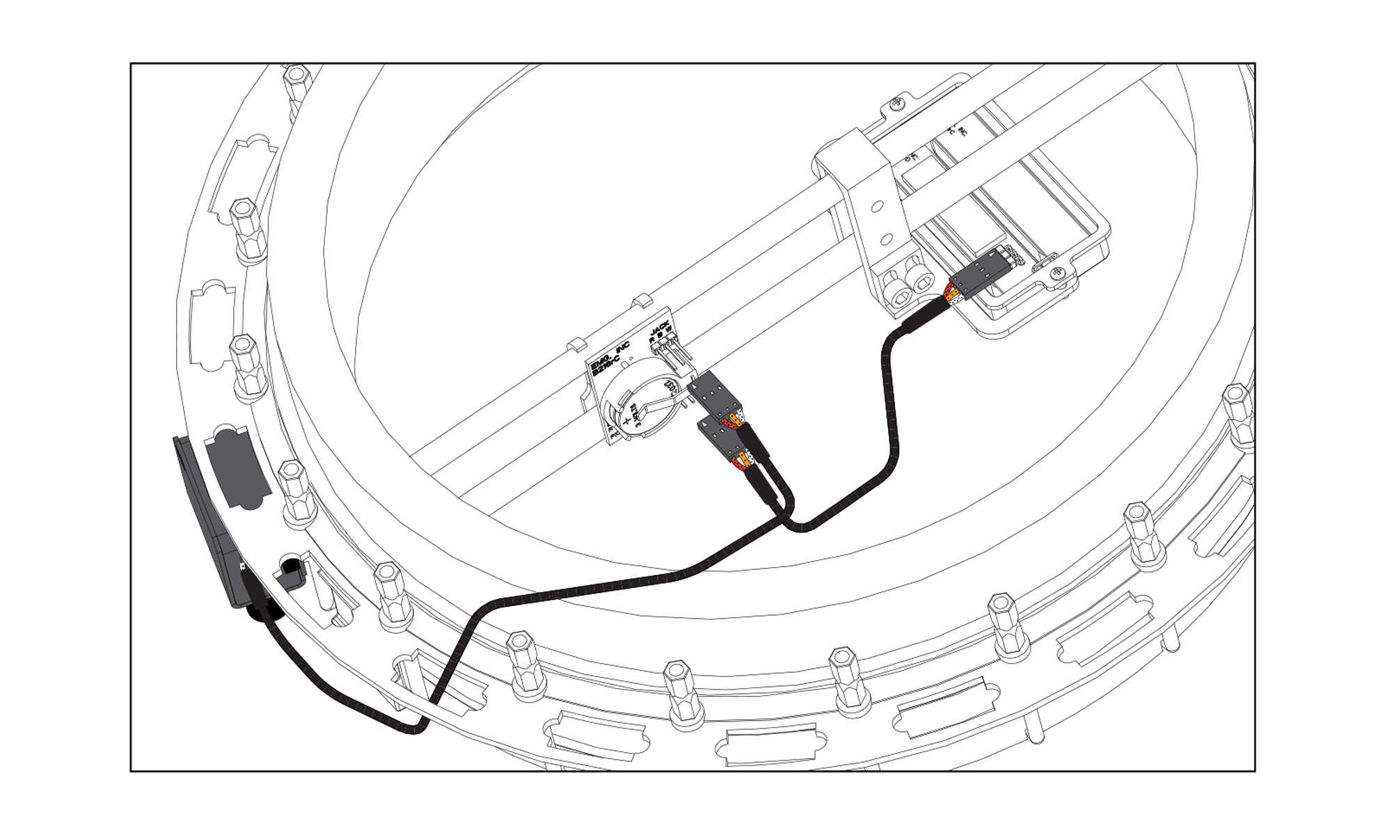 EMG ACB Banjo Pickup Installation Instructions