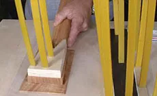 Superposition de la tête du pédicule