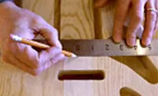 Marquer les trous centraux