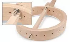 Bâton de goujon installé