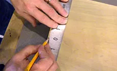 Marquer la ligne centrale