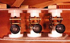 3 vérins à ciseaux utilisés