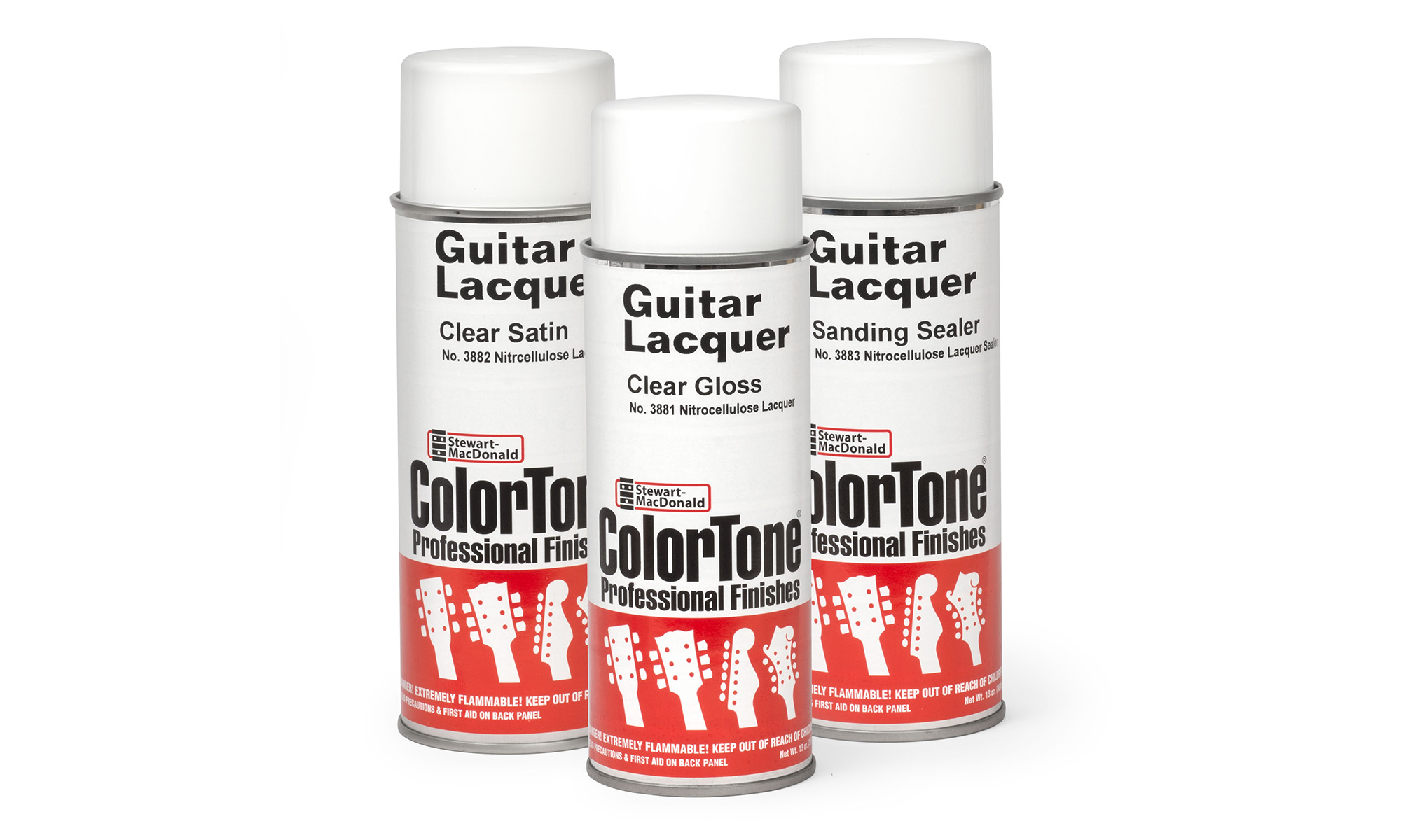Laques ColorTone en aérosol pour guitares