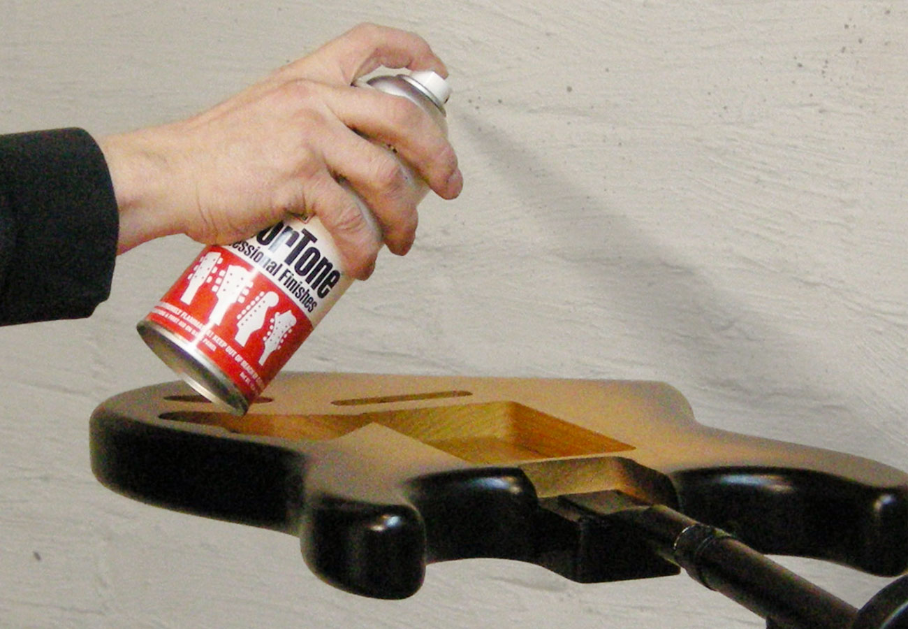 Laques de guitare aérosol teintées de couleur