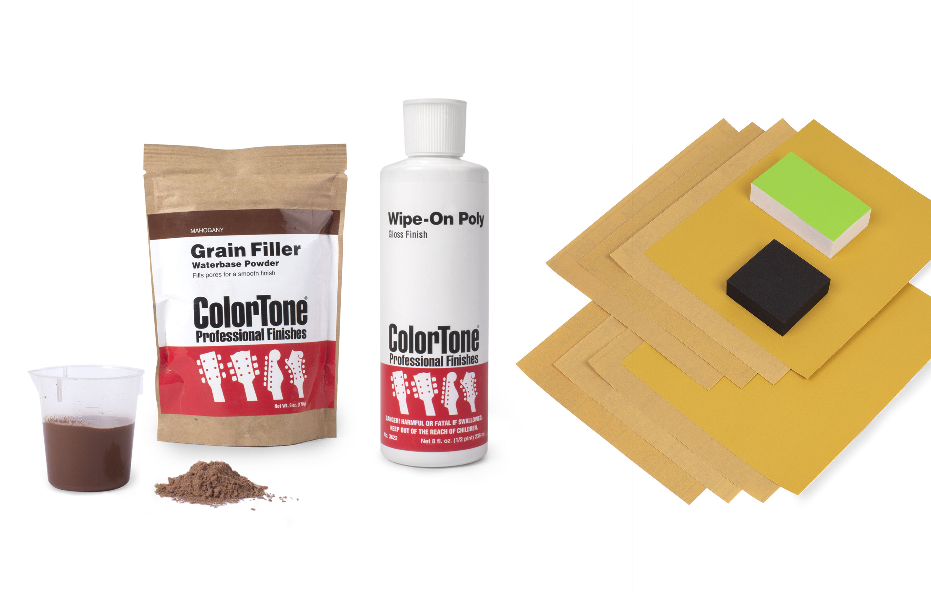 Instructions pour le kit de finition poly à essuyer ColorTone