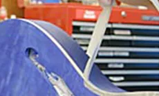 Retrait du ruban en latex