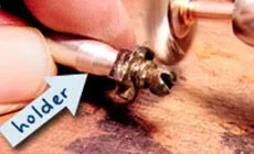 Nettoyage des pièces de la roue métallique