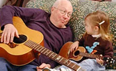 Photo : Dan et bébé Kate