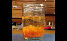 Photo : gomme laque amincie