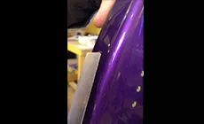 Grattage de la finition 1