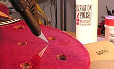 Grattement à l’aide d’un couteau