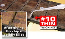 Remplissage d’une puce - remplissage solide