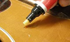 Remplissage en goutte de laque