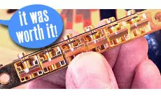 Photo : selles de pont finies