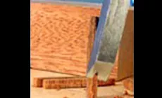 Utilisation d’un ciseau tranchant