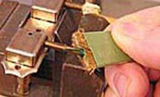 File cleaning brush